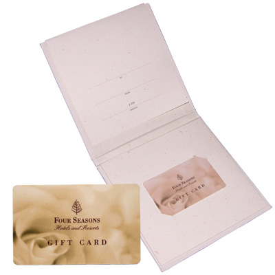 FOUR SEASONS<sup>&reg;</sup> $500 Gift Card - Relax in luxury at any Four Seasons hotel or resort in extraordinary destinations around the world with this $500 gift card. Can be used for accommodations, and much more, including spa services, dining or golf, tennis and other leisure activities at any facility managed by Four Seasons.
